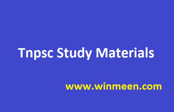 Tnpsc Study Materials